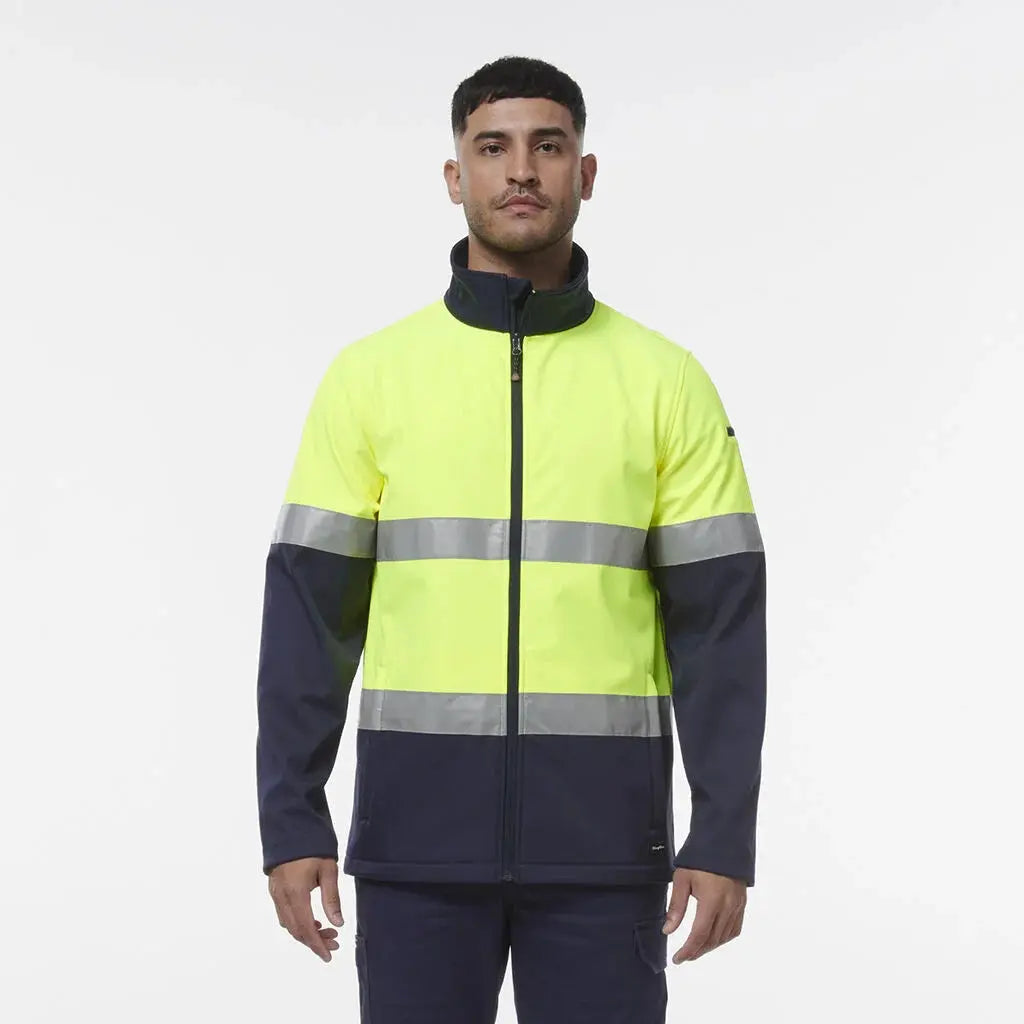 KingGee Reflective Spliced Soft Shell Jacket K55034